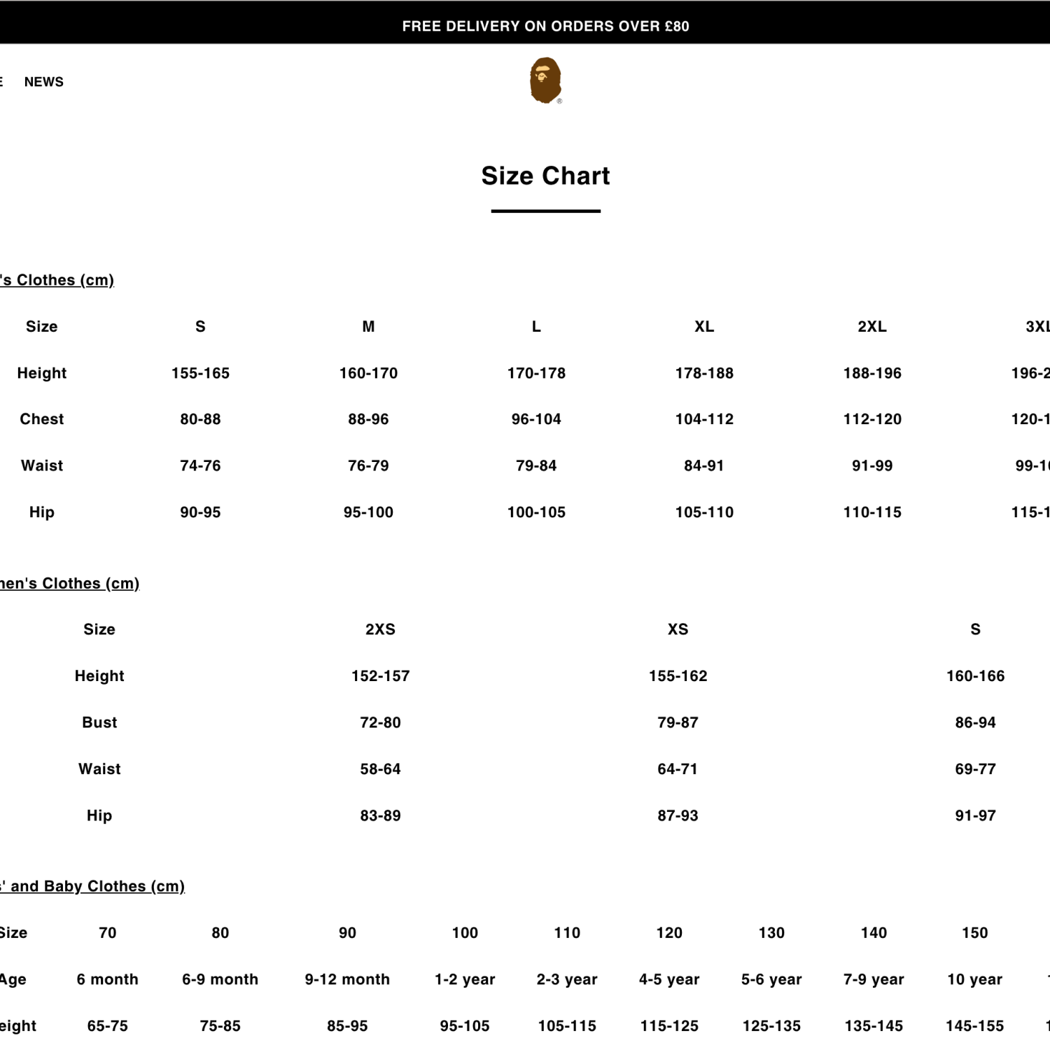 bape-size-chart