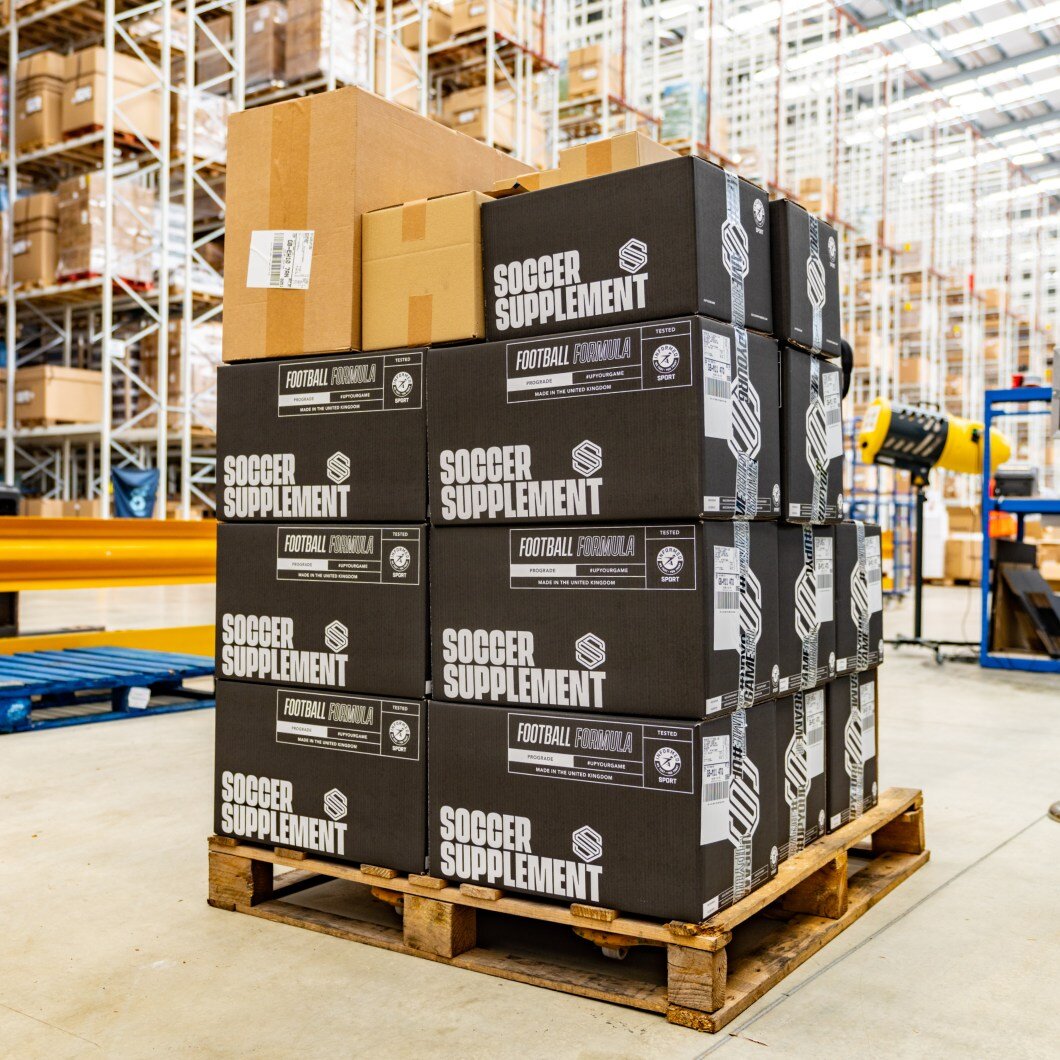 SOCCER SUPPLEMENTS IN WAREHOUSE